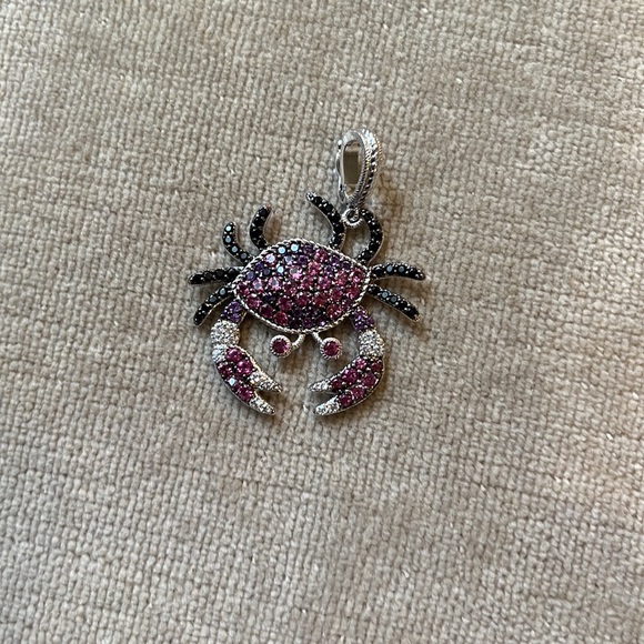Judith Ripka Sterling Gemstone Cancer ♋️ Crab Zodiac Enhancer New - Picture 3 of 7